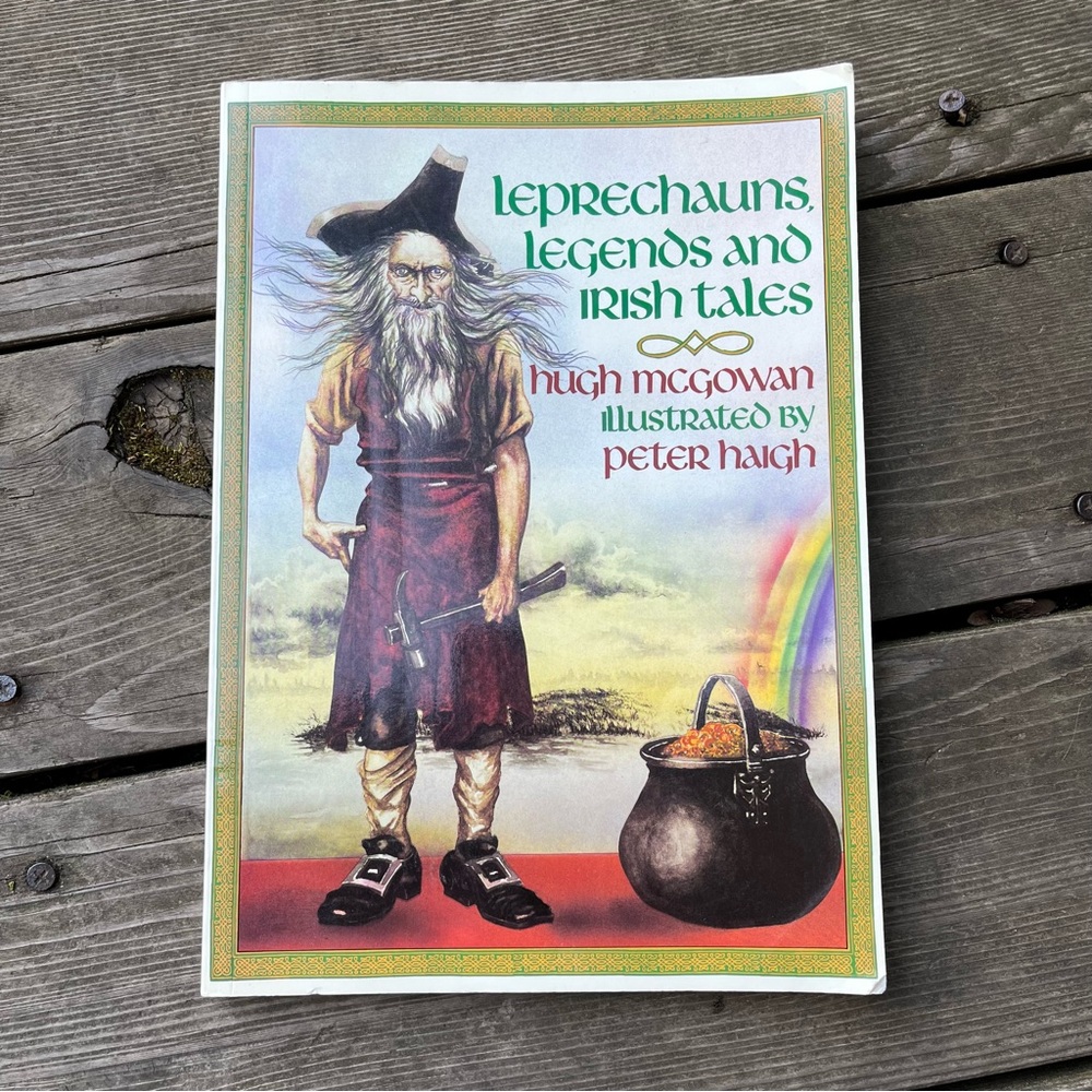 Leprechauns, Legends & Irish Tales Vintage Soft Cover Book By Hugh McGowan